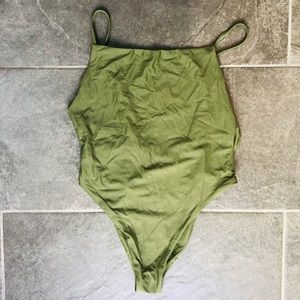 NWOT Green One Piece Swimsuit